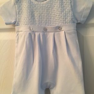 Kissy Kissy romper size 3-6 months baby blue